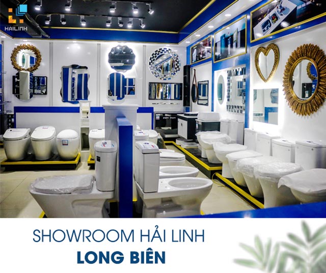 Showroom thiet bi ve sinh Hai Linh o Long Bien
