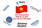 Các hãng thiết bị vệ sinh tốt nhất thị trường hiện nay