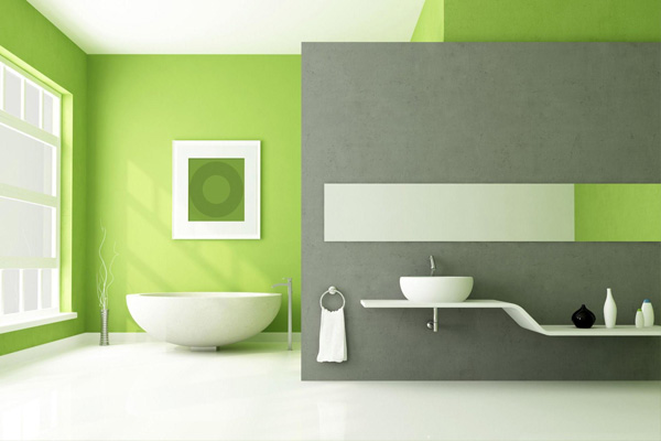 Những mẫu thiết kế phòng tắm màu xanh lá cây ấn tượng nhất