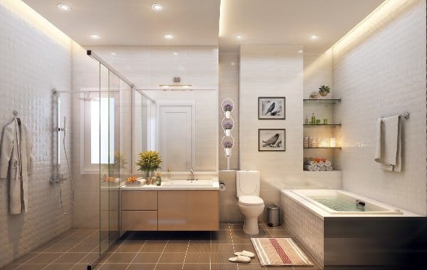 Hãy cùng tận hưởng vẻ đẹp của căn nhà vệ sinh nhỏ xinh và tinh tế với những ý tưởng độc đáo từ chúng tôi! Thiết kế nhà vệ sinh 4m2 đẹp, sang trọng chắc chắn sẽ làm bạn hài lòng và thỏa mãn.
