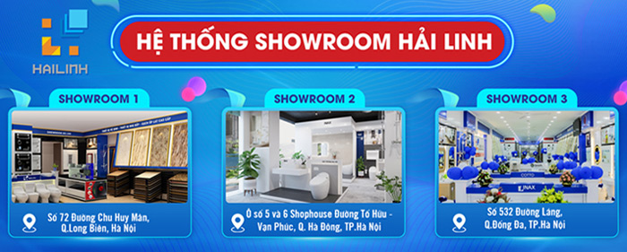 Hệ thống showroom Hải Linh